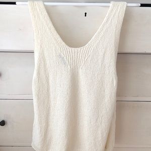 Madewell summer sweater tank top!